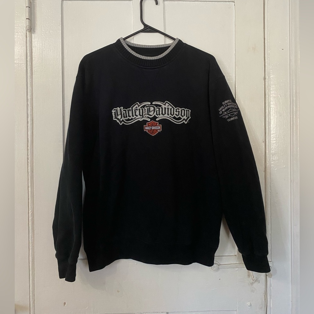 Harley-Davidson Black Crewneck Sweater